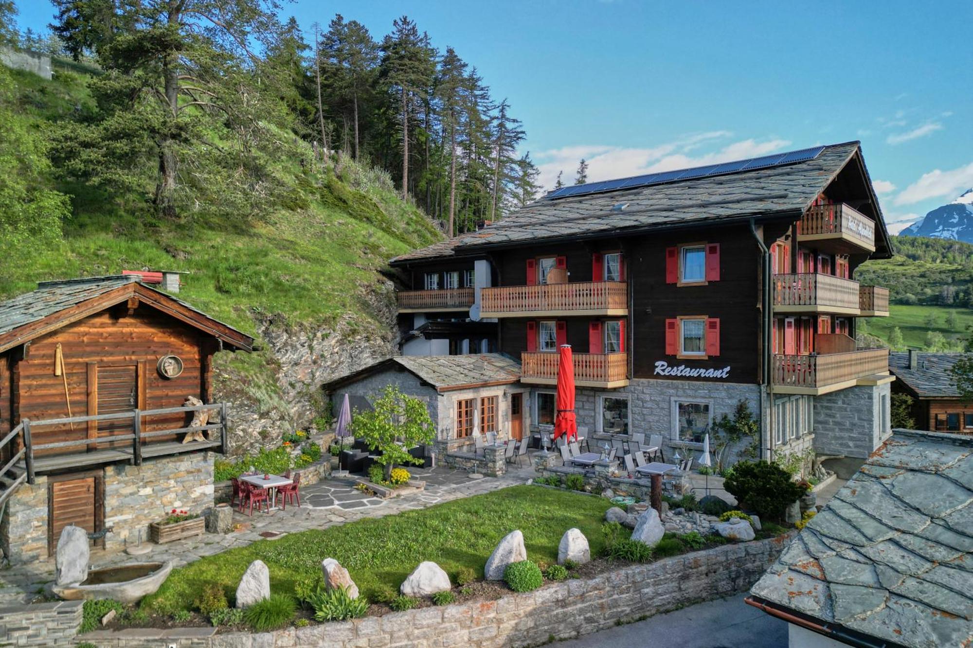 Hotel Alpenblick Zeneggen Exteriér fotografie