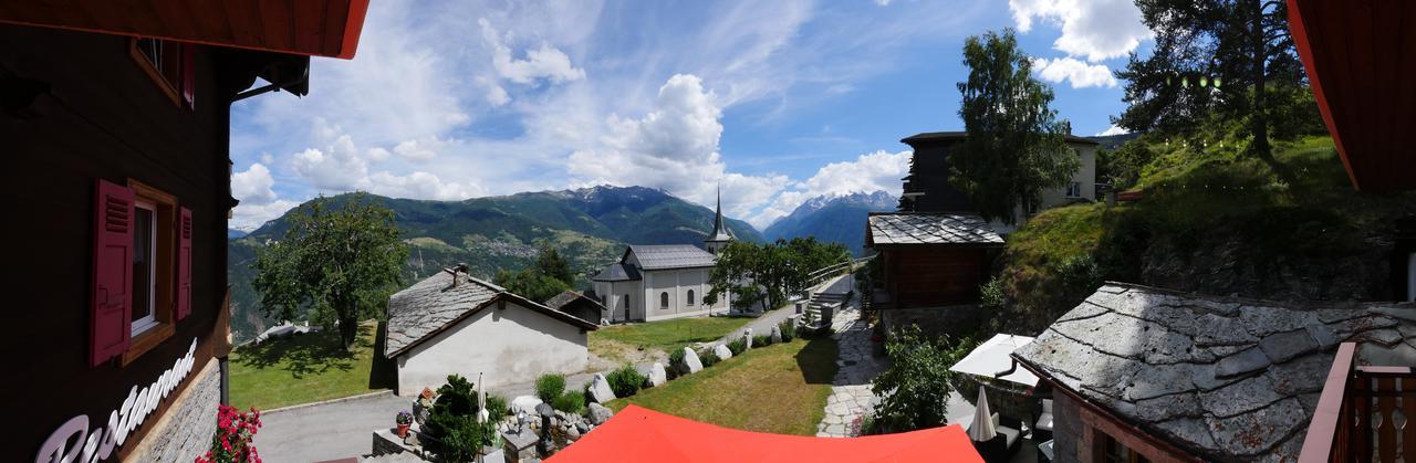 Hotel Alpenblick Zeneggen Exteriér fotografie